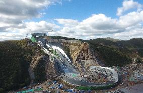 (SP)CHINA-ZHANGJIAKOU-BEIJING WINTER OLYMPICS-NATIONAL SKI JUMPING CENTER