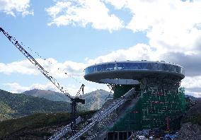 (SP)CHINA-ZHANGJIAKOU-BEIJING WINTER OLYMPICS-NATIONAL SKI JUMPING CENTER