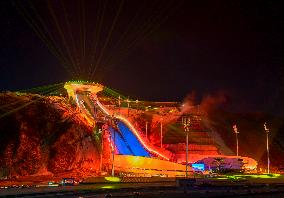 (SP)CHINA-ZHANGJIAKOU-BEIJING WINTER OLYMPICS-NATIONAL SKI JUMPING CENTER