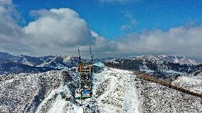 (SP)CHINA-ZHANGJIAKOU-BEIJING WINTER OLYMPICS-NATIONAL SKI JUMPING CENTER