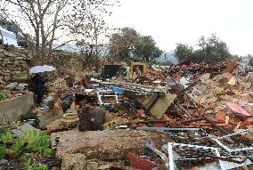 MIDEAST-JERUSALEM-DEMOLISHED HOUSE