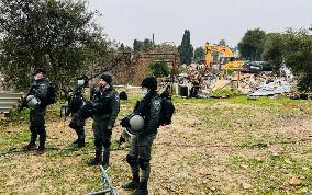 MIDEAST-JERUSALEM-DEMOLISHED HOUSE