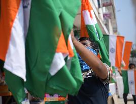 INDIA-AGARTALA-NATIONAL FLAG-REPUBLIC DAY