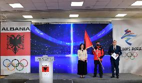 (SP)ALBANIA-TIRANA-DELEGATION-BEIJING 2022