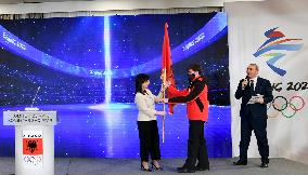 (SP)ALBANIA-TIRANA-DELEGATION-BEIJING 2022