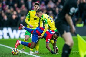 SOCCER-CRYSTAL-PALACE-NORWICH-CITY/REPORT