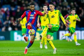 SOCCER-CRYSTAL-PALACE-NORWICH-CITY/REPORT