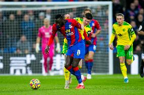 SOCCER-CRYSTAL-PALACE-NORWICH-CITY/REPORT