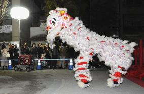 Lunar New Year event in Yokohama