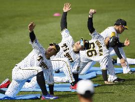 Spring training camp begins for Japan pro baseball clubs