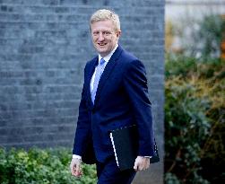 British Cabinet Minister Oliver Dowden On Downing Street