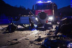 ITALY-CAR-ACCIDENT