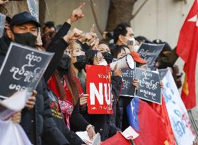 Myanmar rally in Tokyo against military rule in homeland