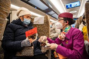 CHINA-CHONGQING-BULLET TRAIN-NOVICE STEWARDESS (CN)