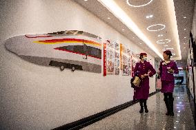 CHINA-CHONGQING-BULLET TRAIN-NOVICE STEWARDESS (CN)