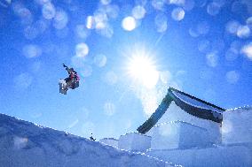 (BEIJING 2022)CHINA-ZHANGJIAKOU-OLYMPIC WINTER GAMES-SLOPESTYLE-TRAINING(CN)