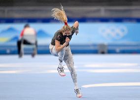 (BEIJING 2022) CHINA-BEIJING-OLYMPIC WINTER GAMES-SPEED SKATING-TRAINING