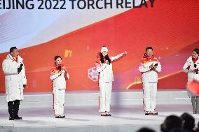 (BEIJING 2022) CHINA-BEIJING-OLYMPIC TORCH RELAY-EVENING EVENT (CN)