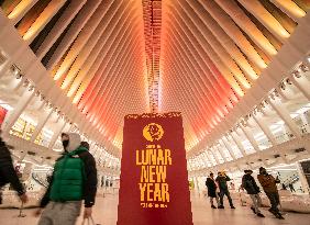 U.S.-NEW YORK-CHINESE NEW YEAR CELEBRATION-LIGHT PROJECTION