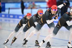 (BEIJING 2022)CHINA-BEIJING-OLYMPIC WINTER GAMES-SPEED SKATING-TRAINING-CLAUDIA PECHSTEIN