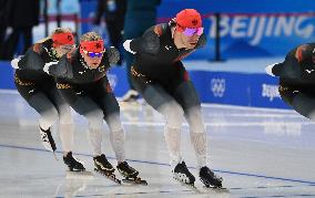 (BEIJING 2022)CHINA-BEIJING-OLYMPIC WINTER GAMES-SPEED SKATING-TRAINING-CLAUDIA PECHSTEIN