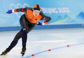 (BEIJING 2022)CHINA-BEIJING-OLYMPIC WINTER GAMES-SPEED SKATING-TRAINING (CN)