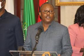 GUINEA-BISSAU-COUP ATTEMPT-PRESIDENT-PRESS CONFERENCE
