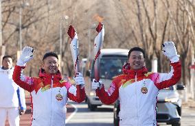 (BEIJING 2022) CHINA-BEIJING-OLYMPIC TORCH RELAY (CN)