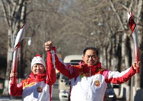 (BEIJING 2022) CHINA-BEIJING-OLYMPIC TORCH RELAY (CN)