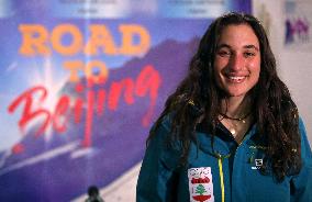 (Beijing 2022) LEBANON-BEIRUT-BEIJING WINTER OLYMPICS-SKI PLAYERS