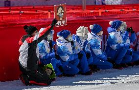 (BEIJING 2022) CHINA-BEIJING-WINTER OLYMPICS-ALPINE SKIING-REHEARSAL (CN)