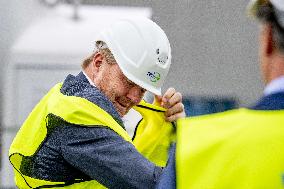 King Willem-Alexander Visits The First Dutch bio-LNG Installation - Amsterdam