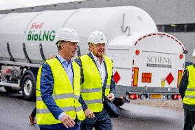 King Willem-Alexander Visits The First Dutch bio-LNG Installation - Amsterdam