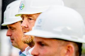 King Willem-Alexander Visits The First Dutch bio-LNG Installation - Amsterdam