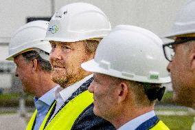 King Willem-Alexander Visits The First Dutch bio-LNG Installation - Amsterdam