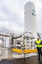 King Willem-Alexander Visits The First Dutch bio-LNG Installation - Amsterdam