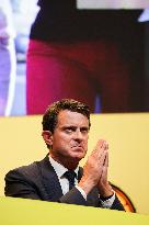 Manuel Valls At Tribunes De La Presse Conference - Bordeaux