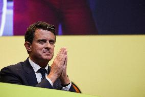 Manuel Valls At Tribunes De La Presse Conference - Bordeaux