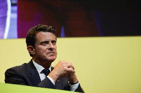 Manuel Valls At Tribunes De La Presse Conference - Bordeaux