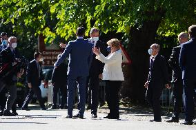 Angela Merkel Receives Charles V European Award