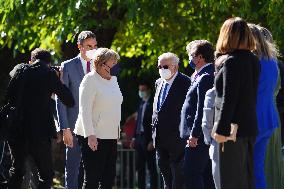 Angela Merkel Receives Charles V European Award