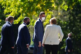 Angela Merkel Receives Charles V European Award