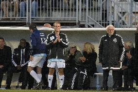 President Macron At Gala Match Of The Variétés Club De France - Poissy