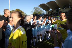 President Macron At Gala Match Of The Variétés Club De France - Poissy