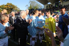 President Macron At Gala Match Of The Variétés Club De France - Poissy