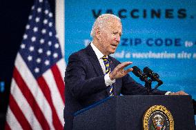 President Biden speaks on COVID-19 vaccination program