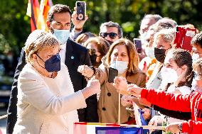 Angela Merkel Honored - Spain