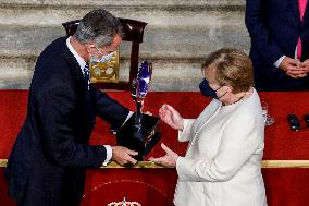 Angela Merkel Honored - Spain