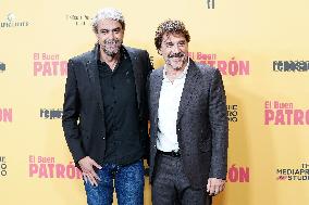 Javier Bardem Attends El Buen Patron Premiere - Madrid