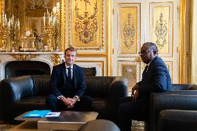 President Macron Meets Guinea-Bissau's President - Paris
